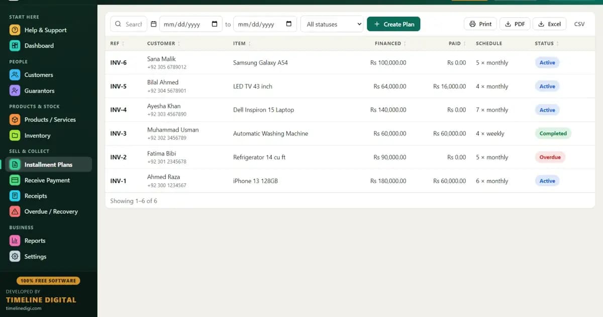 Hulugan installment selling guide for Philippine retailers with co-maker records and GCash payment tracking in free installment software