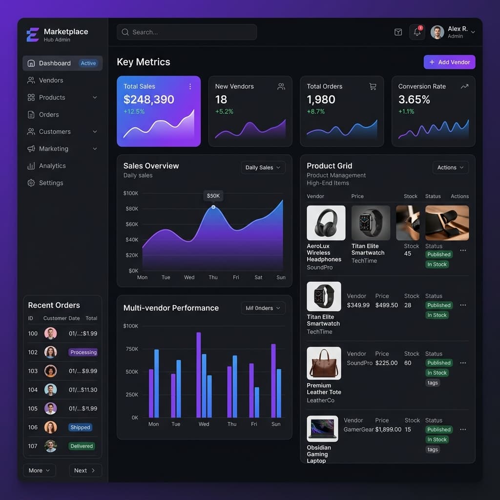 E-Commerce Marketplace — ShopElite