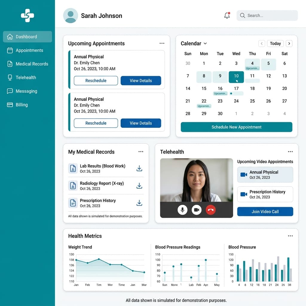 Enterprise Healthcare Portal — MedConnect Health