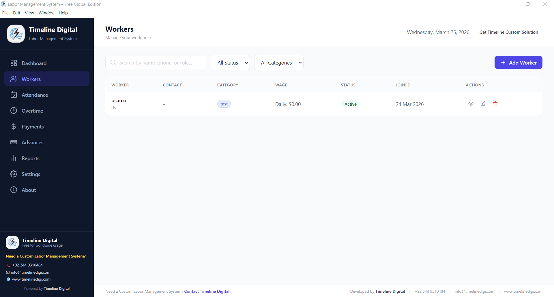 labor management system warehouse worker management and staff tracking