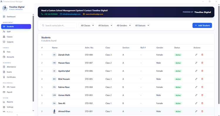 Free School Management Software 2026 — Windows, $0/Per-Student