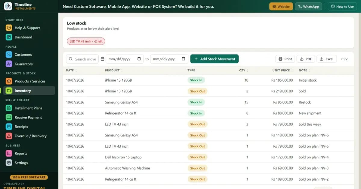 Christmas layaway program playbook for store owners with deposit policy and payment tracking in free installment software