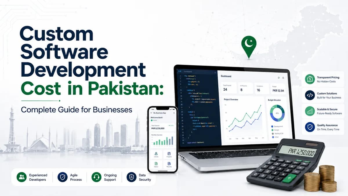 Custom Software Development Cost in Pakistan: Complete Guide for Businesses