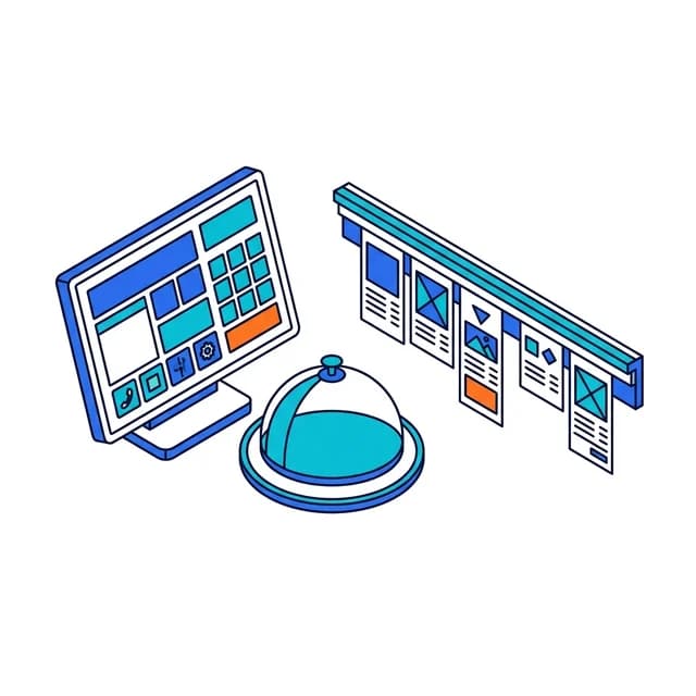 Timeline Restaurants POS illustration