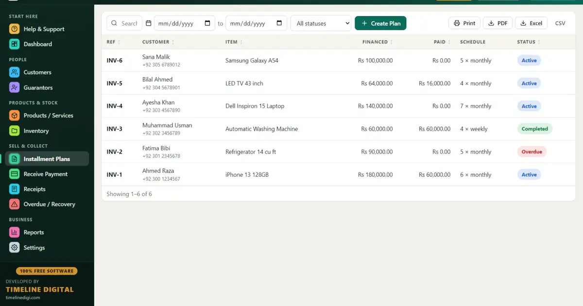 Hulugan installment selling guide for Philippine retailers with co-maker records and GCash payment tracking in free installment software